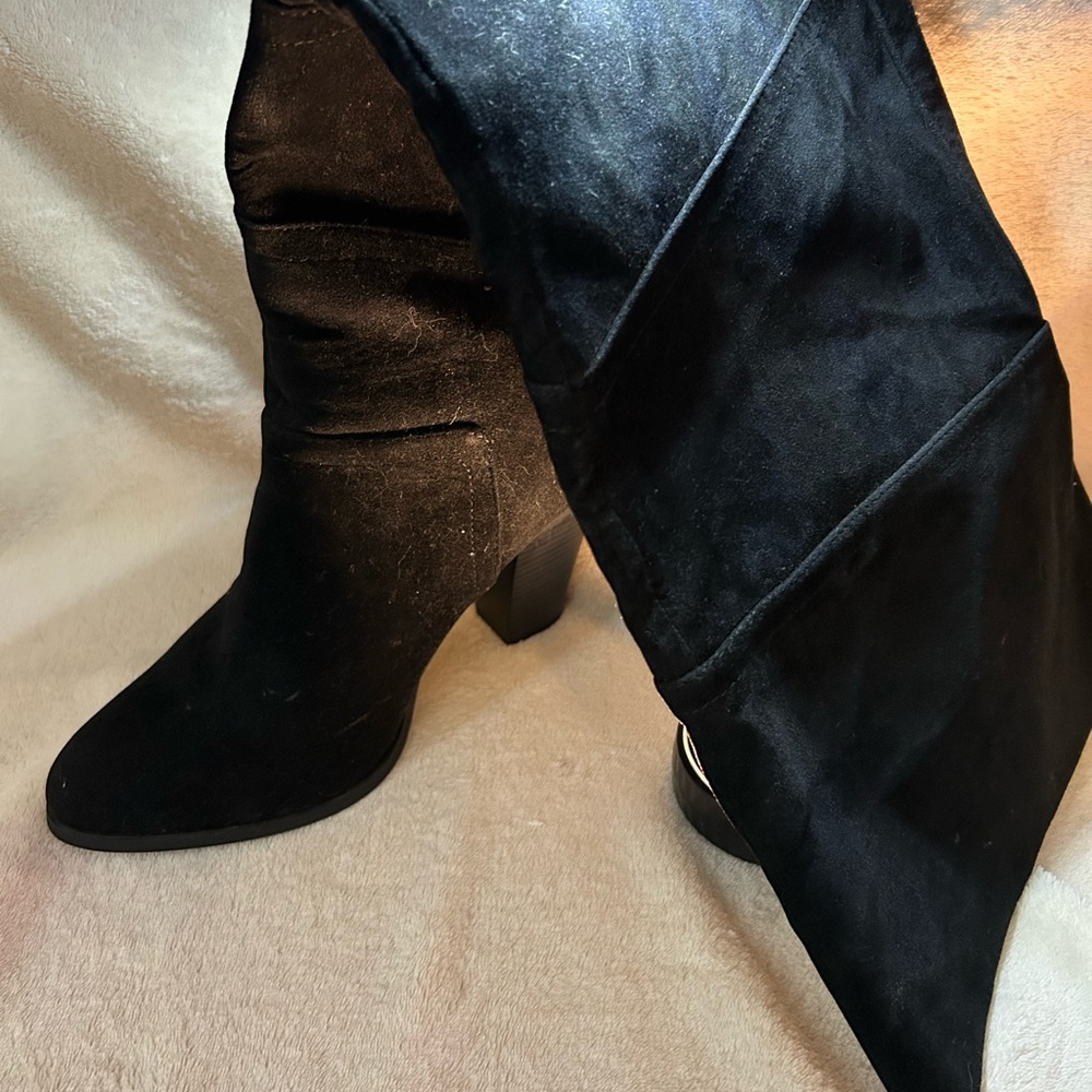 Chic Black Over the Knee Women's Boots